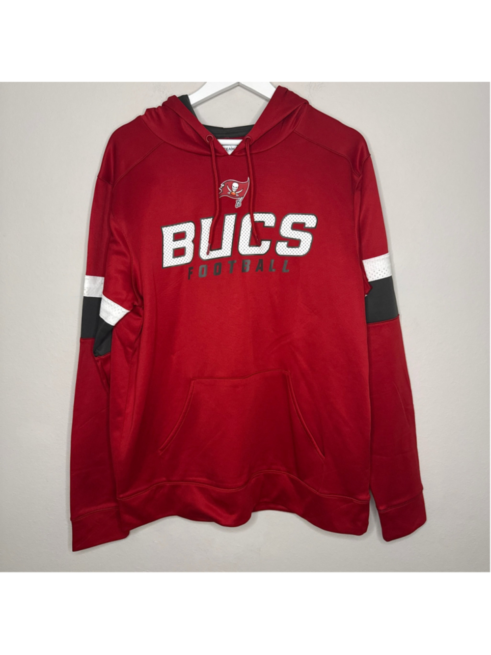 Men's NFL Team Apparel Tampa Bay Buccaneers Hoodie Size L - [LP1058]